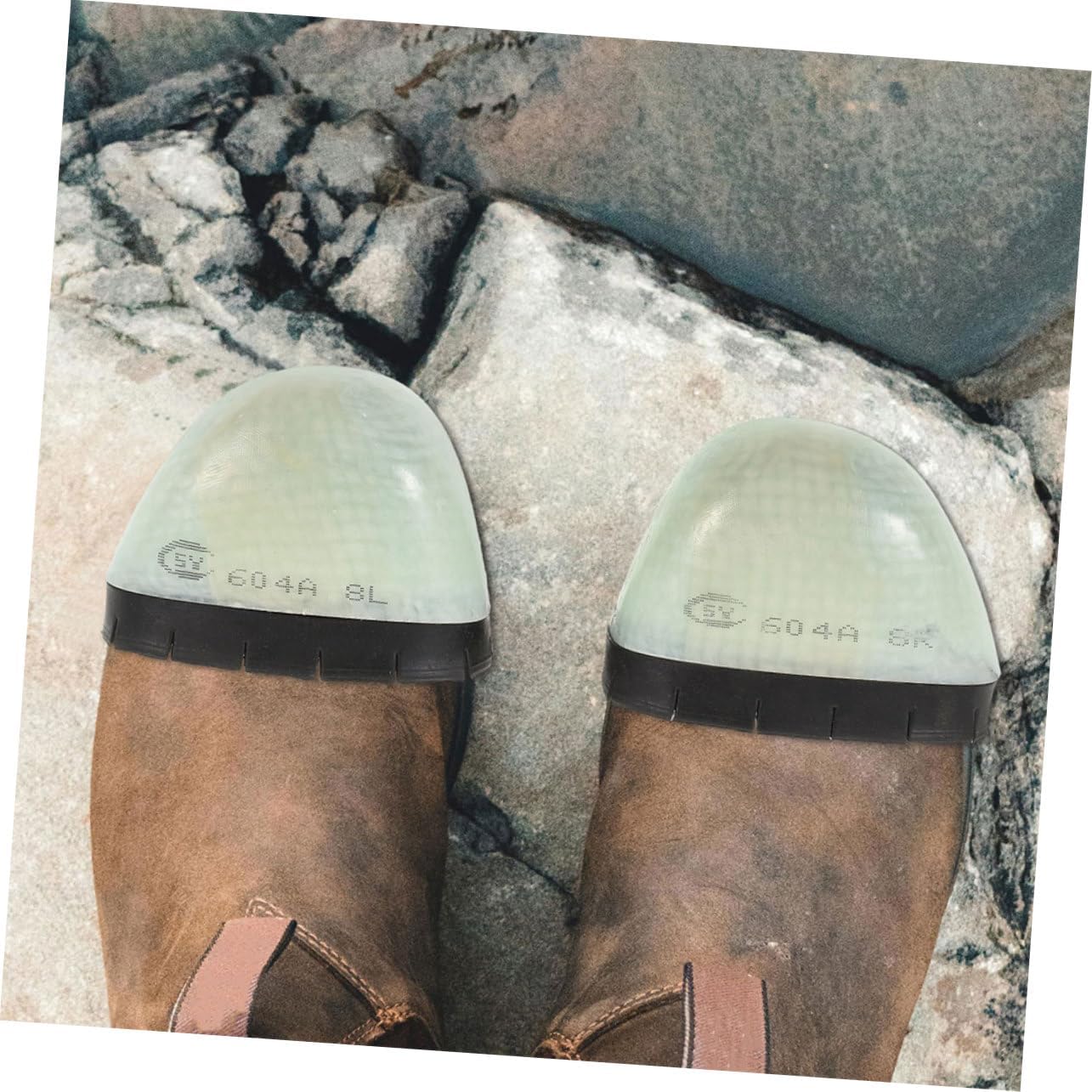 ULTECHNOVO 3pairs Composite Toe Inserts for Work Boots Safety Toe Protective Caps for Industrial Footwear Comfortable Fit for Construction Heavy Impact