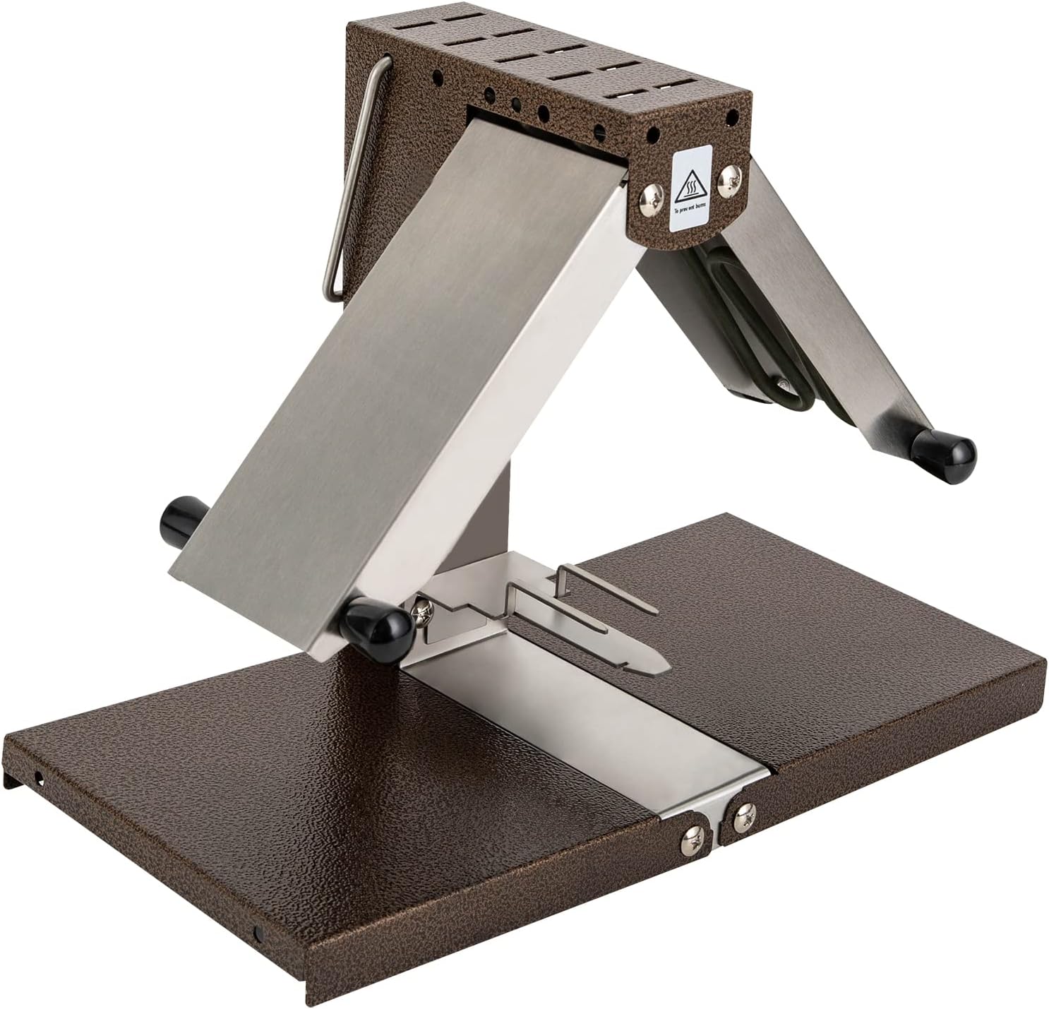 Raclette Cheese Melter Commercial Electric Cheese Melting Raclette Grill Half Cheese Wheel Maker Height Adjustable Heating Rod for Resaurant Kitchen