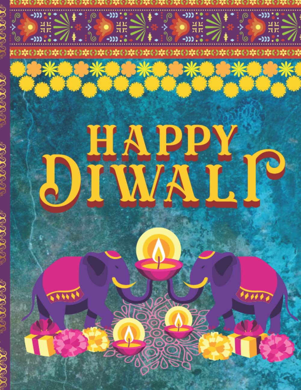 Happy Diwali!: Mindful coloring and Activity Book for Kids Paperback – 4 Oct. 2022