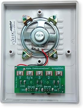 IS543 Universal Intercom Station, Door Entry, Call Button Functionality, Remote Access, Clear Audio, Durable Construction