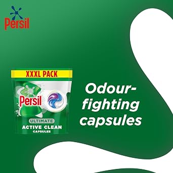 Persil Ultimate Active Clean Washing Capsules our best odour-fighting for 14 days of freshness 54 washes