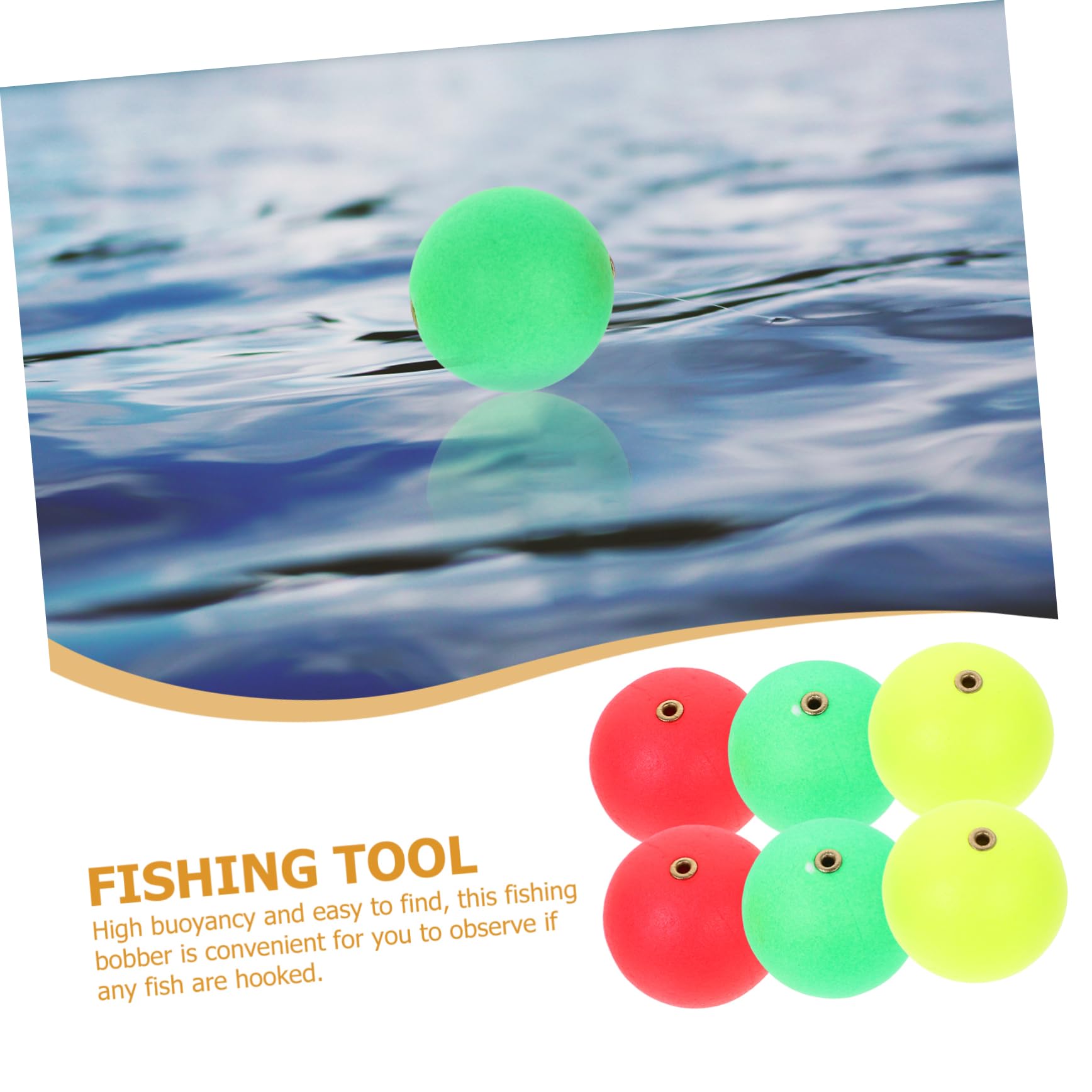 Kisangel Flotteur De Pêche Boules De Flotteurs De Pêche Voler Flotteurs De Poisson-Chat Boules De Flotteur De Leurre De Pêche Flotteurs De Marigane Flotter Bouées Rondes Mousse