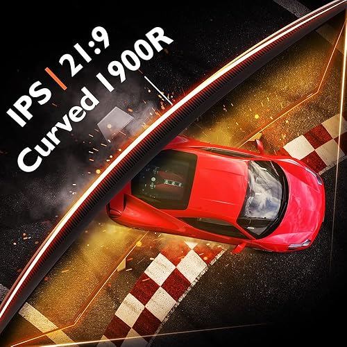 Vista 12 de BenQ Mobiuz EX2710R QHD 1440p VA 1000R 165 Hz Monitor curvo de computadora para juegos con altavoces duales y subwoofer, optimizador