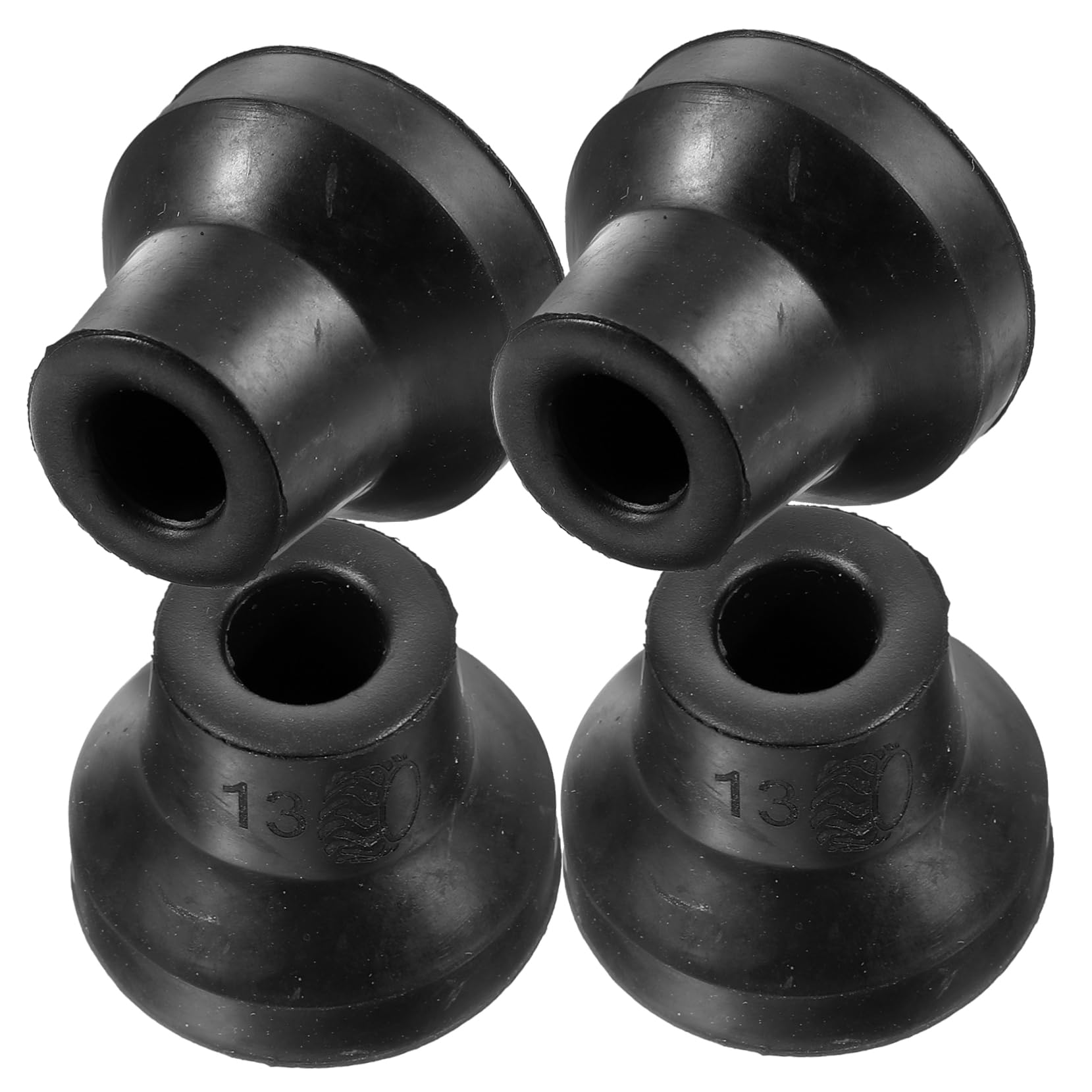 minkissy Thickened Pole Tip Covers Crutch Foot Pads for Elderly Non-Slip Crutch Replacement Tip for Walking Sticks