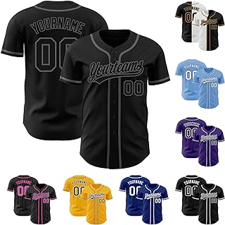 Custom Varsity Baseball Jerseys, Personalized Team Jerseys, Baseball Letterman Jerseys, Stitched Name and Number S-7XL