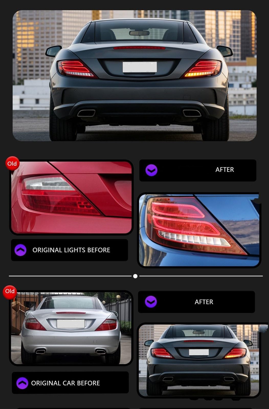 Para Mercedes Para Benz SLK R172 2011-2019