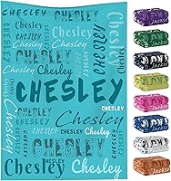 Vista 43 de Personalized Blanket for Kids Baby Adults Custom Name Blankets for Girls Boys Customized Blanket with Name Gift for Christmas Birthday