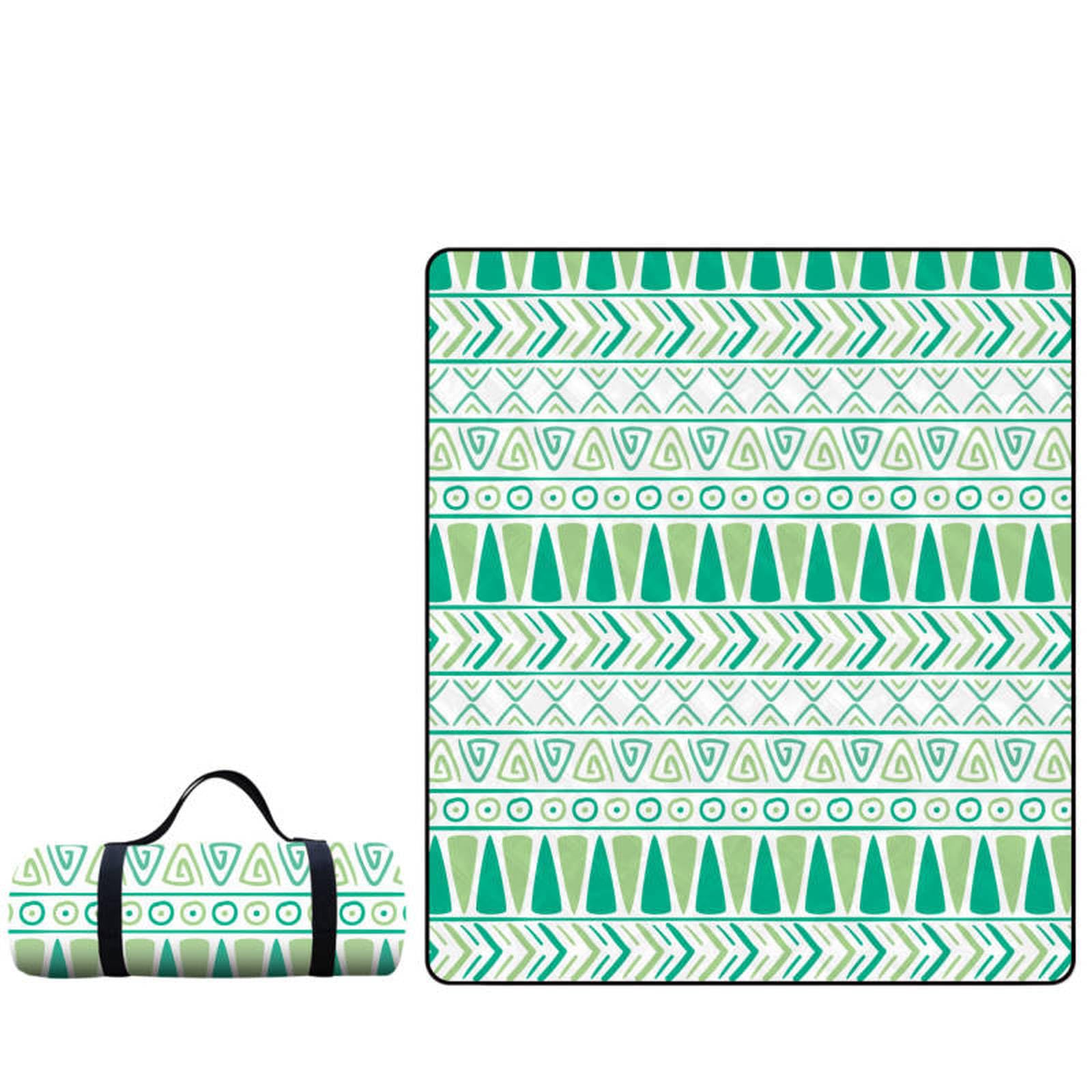 Générique Couverture de Pique-Nique imperméable, Tapis de Camping Portable et épais, Tapis de Plage Pliable et léger avec poignée pour la randonnée, Le Parc et Les Voyages