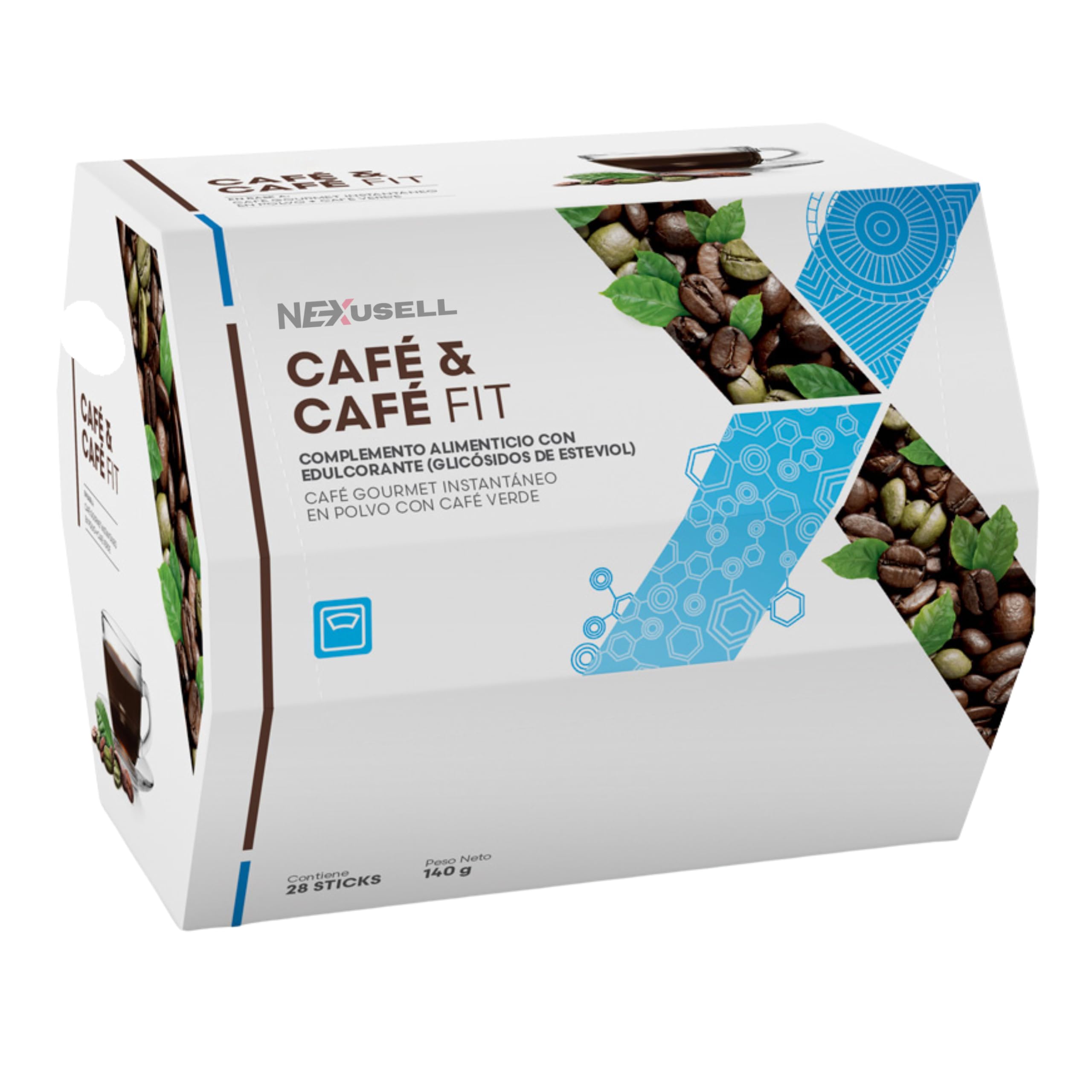 PACK Té Control de Peso 5 en 1 | 98 Sobres | Detox, Probióticos, Café Fit, Termogénico y Control de Carbohidratos | Prunex 1, Flora Liv, Thermo T3, Nocarb-T y Café Gourmet Instantáneo