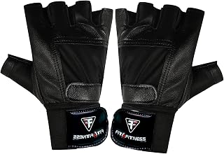FIT & FITNESS® Sports Glove Gym Gloves, Foam Padded with Wrist Support, Gym Gloves/Cycling Gloves/Riding Gloves/Stretchabl... Price In India
