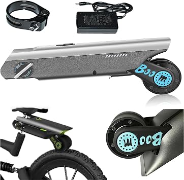 Bicycle Booster, Pedal Assist,Speedy Setup Electric Bike Conversion Kit with 6 Seat post Adapter,1 Seat Post Clamp, Suitable For Urban Paved Roads, Mountain Bike and Road Bike