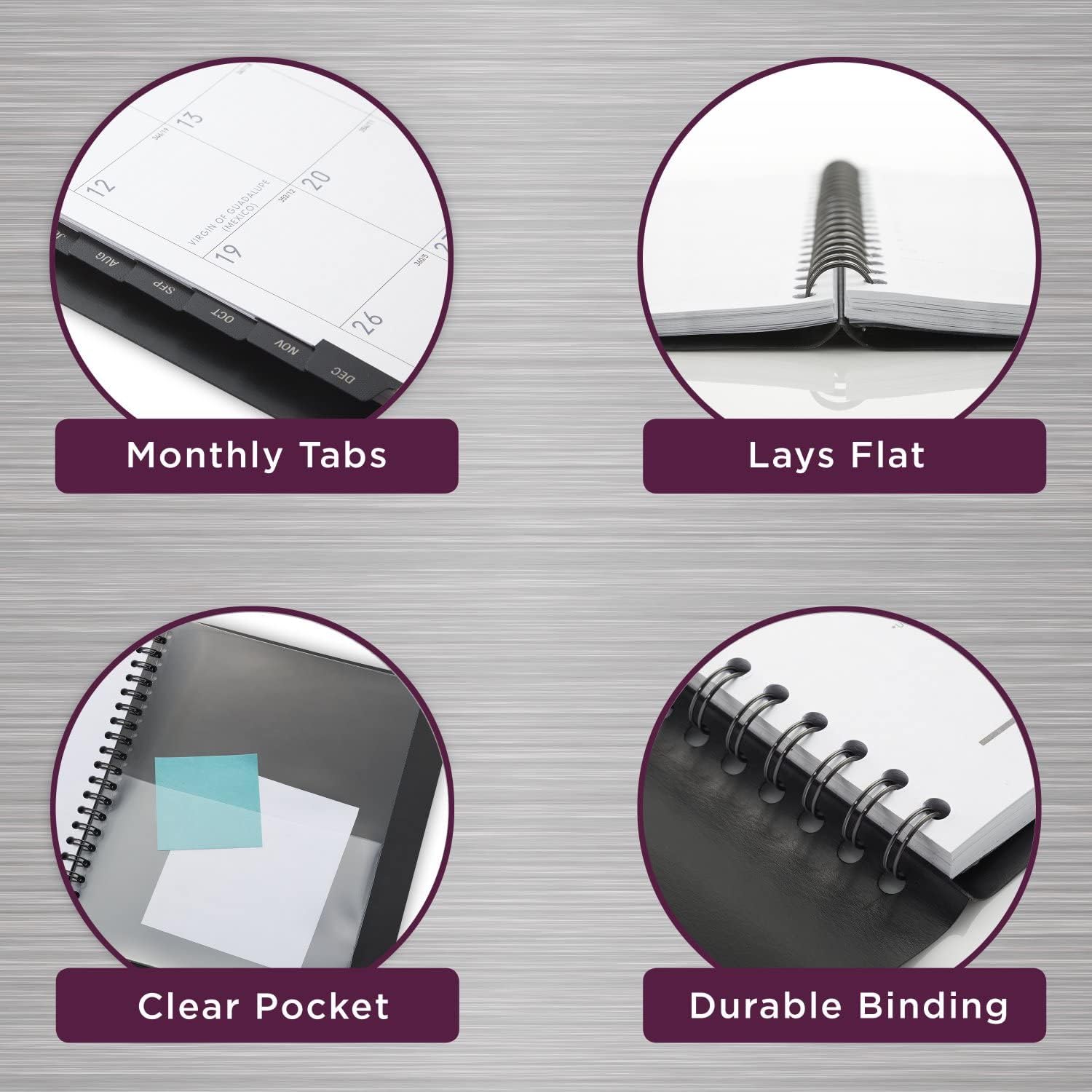 AT-A-GLANCE 2022-2023 Planner, Weekly & Monthly Academic, 8-1/4" x 11", Large, Contempo, Seaglass (70957X46) : Everything Else