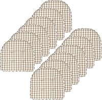 Vista 104 de Sweet Home Collection - Cojín de espuma viscoelástica para silla con capitoné, antideslizante, parte trasera de goma, en forma de U, 17 x 16 Gris