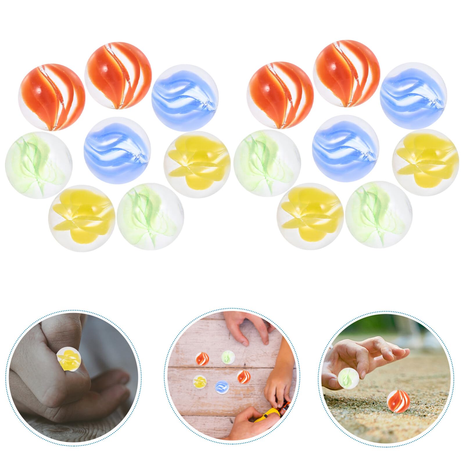 Amazon | JOINPAYA 100個カラフルガラス玉 跳棋やの装飾にな