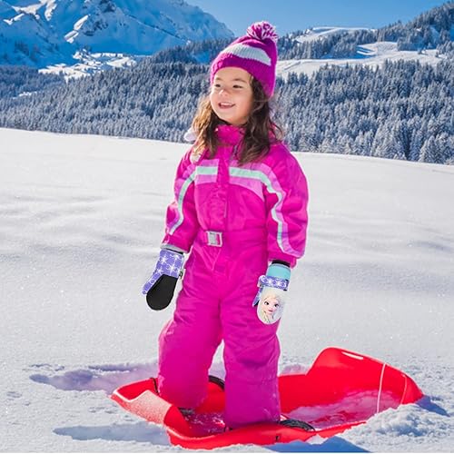 Miniatura 5 de DISNEY Mickey Mouse - Mitones para niños de 2 a 4 años, guantes impermeables para niños, guantes de nieve de Mickey Kids, guantes Thinsulate 3M