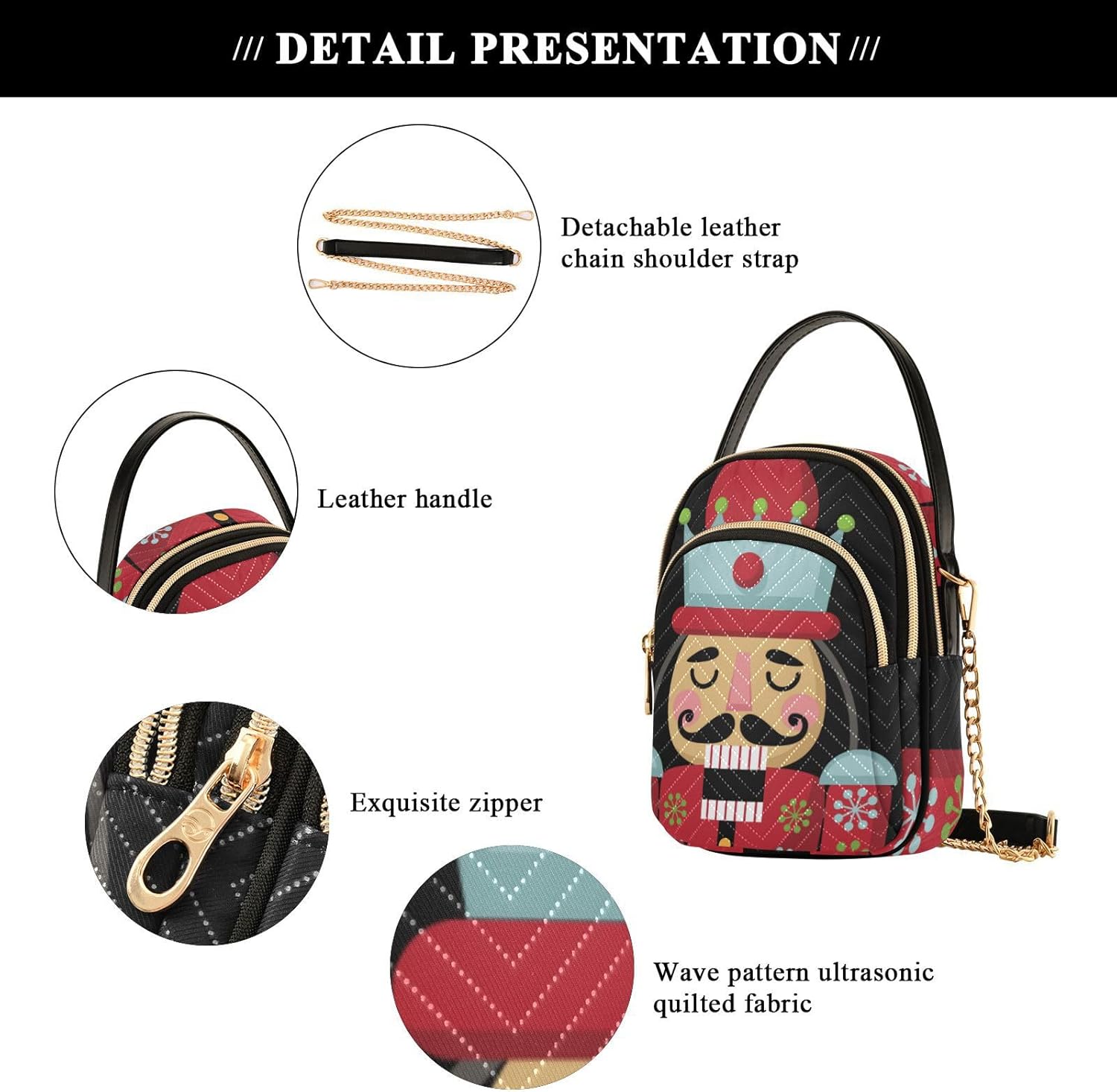 Cell Phone Purse Crossbody Handbag Durable Shoulder Bag