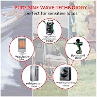 SUDOKEJI 3500W Tiszta Szinusz Inverter 12V-230V Távirányítóval USB Portokkal 6