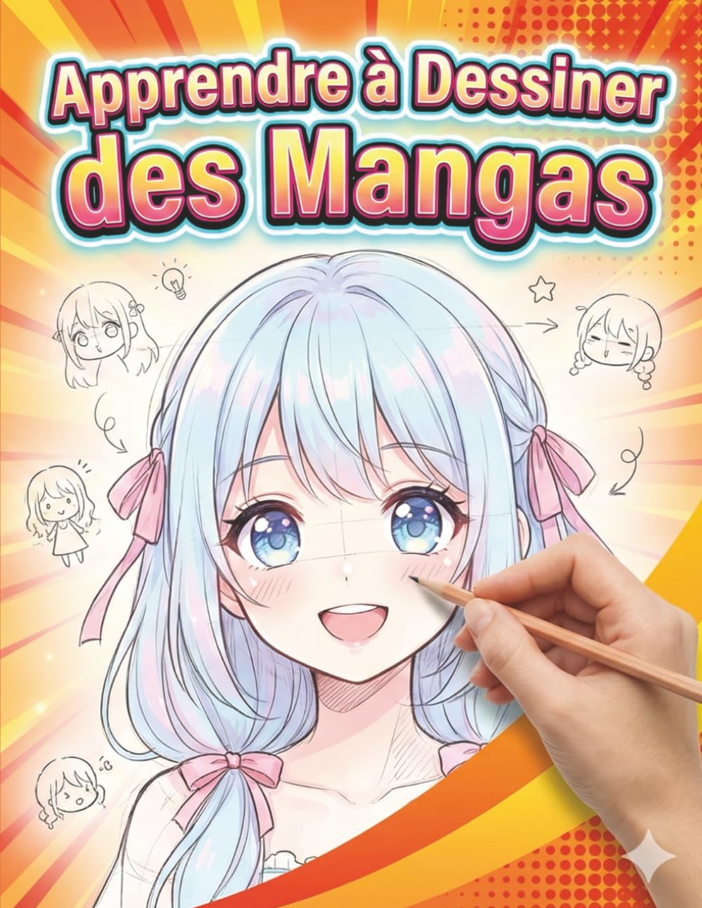 Apprendre à Dessiner des Mangas – Pour Débutants: Méthode simple et amusante pour apprendre le dessin manga — idéal pour enfants, ados et débutants — parfait comme cadeau pour fans de manga.