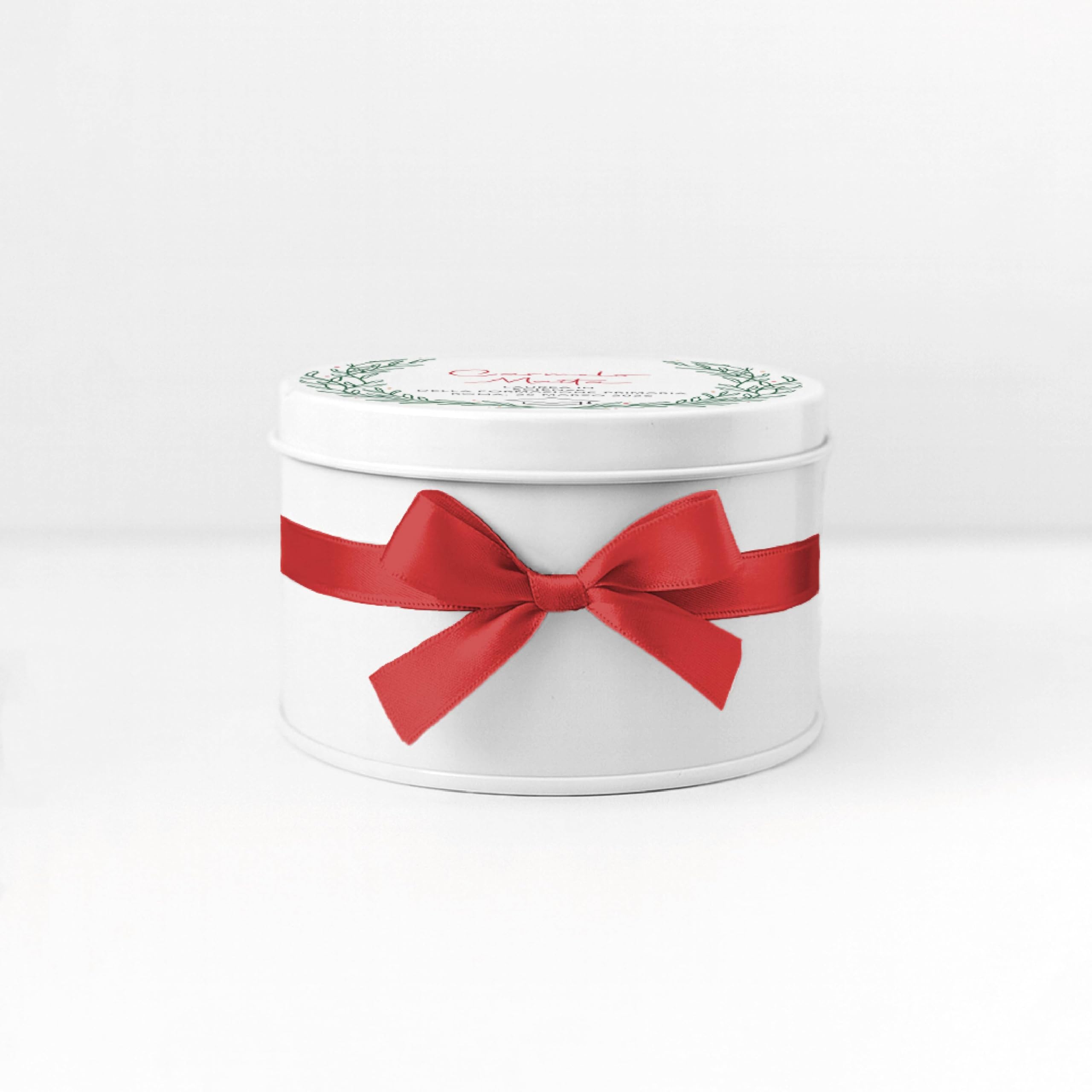 Generico Set 10 Scatoline Portaconfetti Bomboniera, Latta con Tappo Personalizzato, Bomboniera Elegante, Scatola Regalo con Nastro Incluso, 7x7x4.5 cm, per Eventi (Laurea) (Corona Laurea)