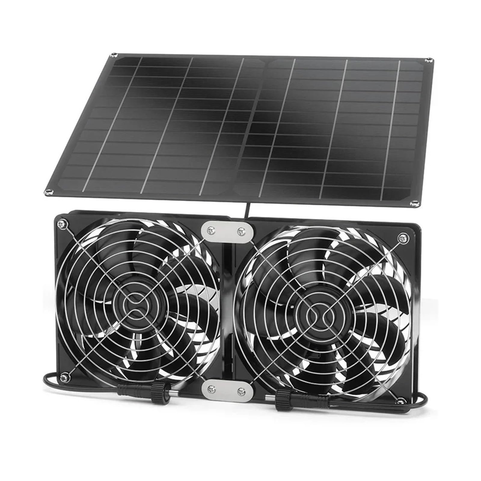 Exhaust Fan, Greenhouse Efficient Heat Dissipation Outdoor Solar Exhaust Fan Suitable for Chicken Coop Pet Electric Ventilation
