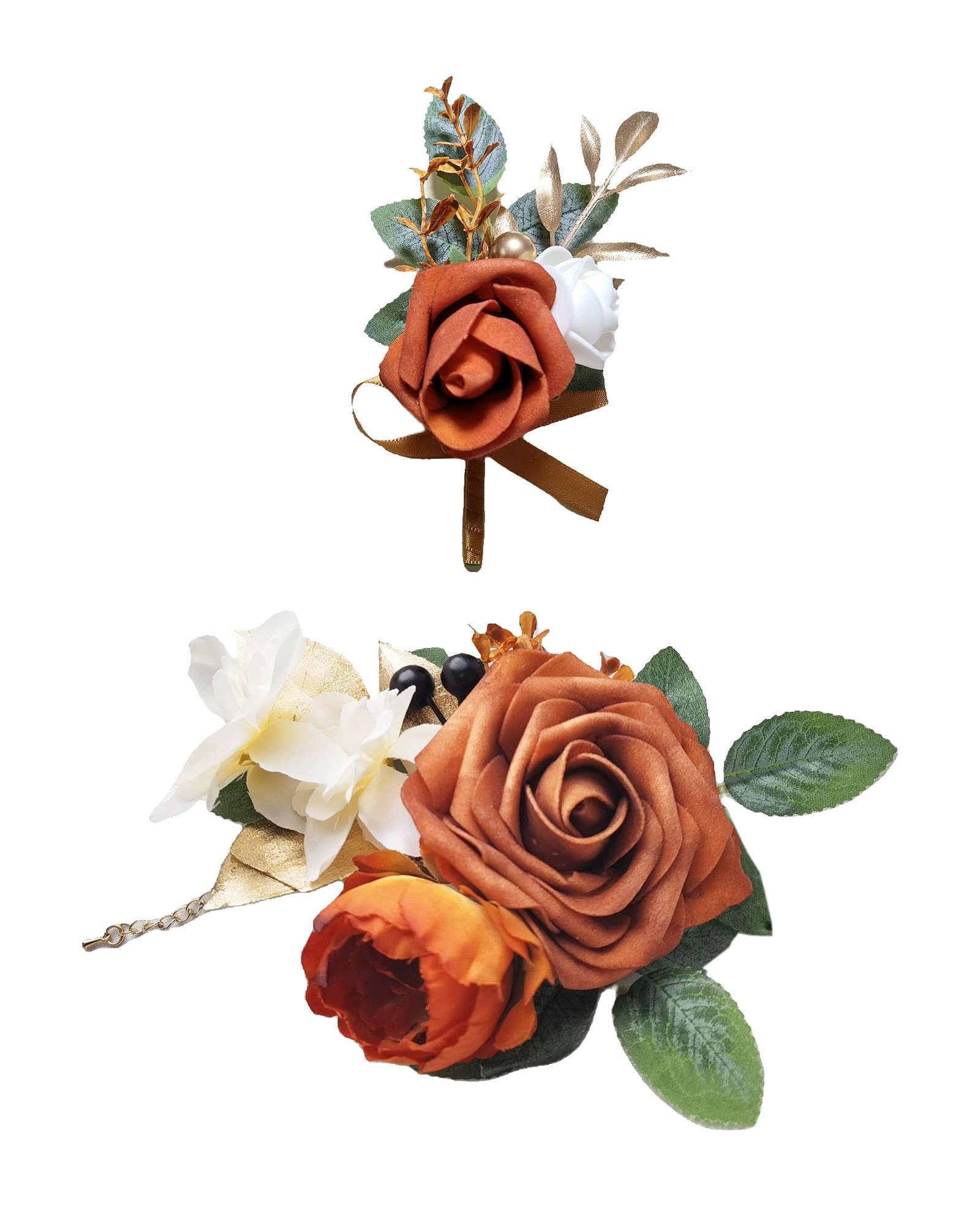 Buy Wedding Corsage Floral Pack Wrist Flower & Boutonniere