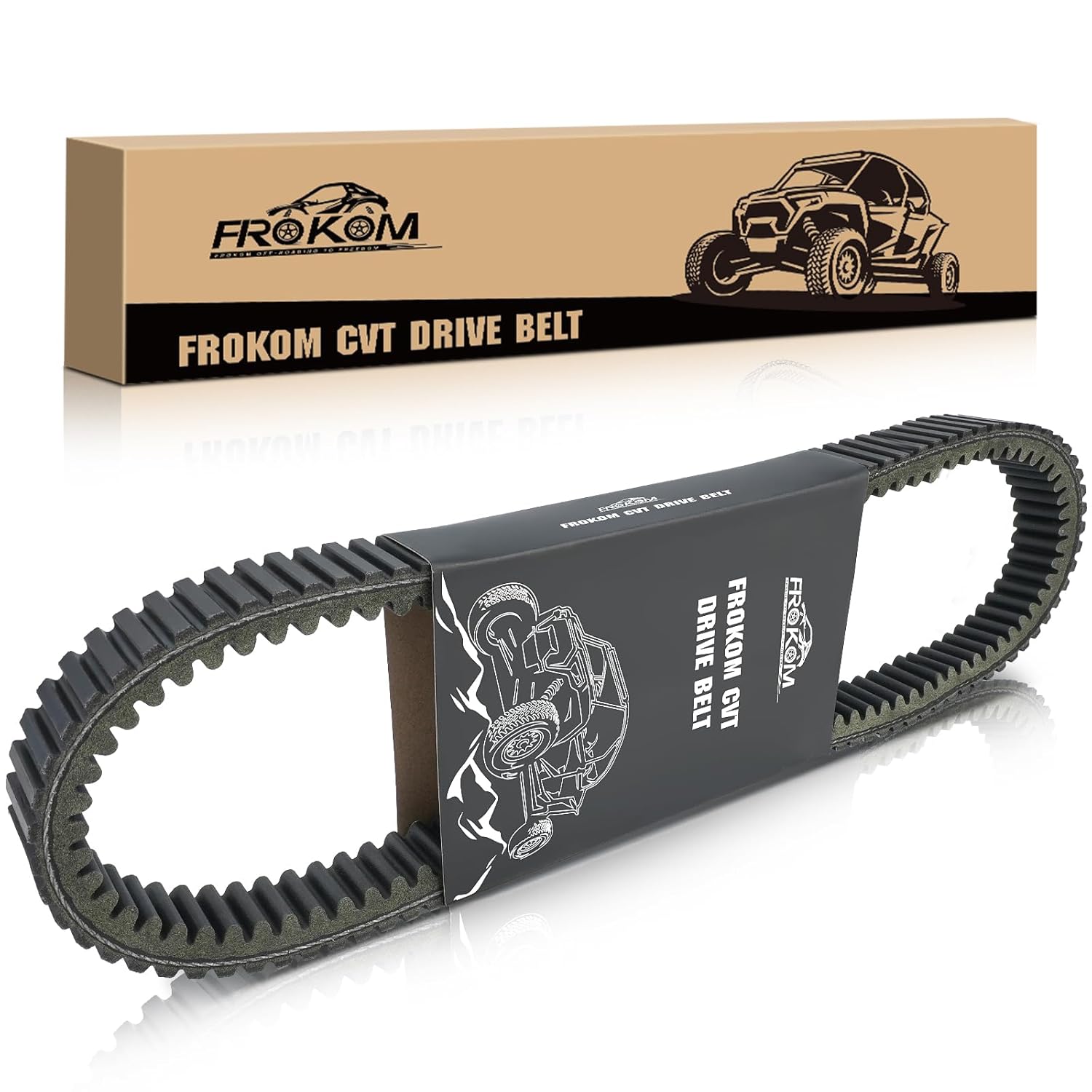 Frokom Drive Belt Fit for Textron Wildcat XX 2018 2019 2020 2021 2022 2023 2024, Tracker XTR1000 2020 2021 2022 2023 2024, Replaces 0823-529