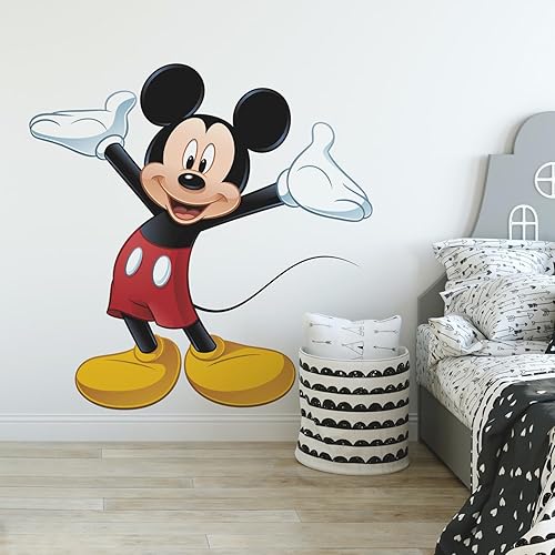 Miniatura 2 de RoomMates RMK1508GM - Calcomanía gigante de Mickey y sus amigos para pared, para despegar y pegar, tamaño único