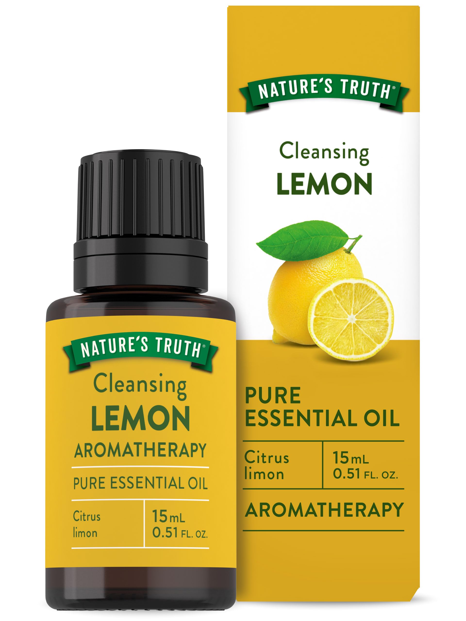lemon essential oil glutathione Amazon.com: Nature's Truth Lemon Essential Oil | 15 mL | for Diffuser,  Aromatherapy, and Massage