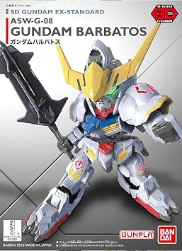 BANDAI Hobby SD Gundam EX-Standard Gundam Barbatos Action Figure