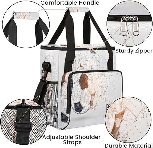 Miniatura 6 de Bolsa de transporte para cafetera deportiva de fútbol al aire libre para Keurig K-Mini o K-Mini Plus K-Mini Plus K-Cup Pods Almacenamiento portátil