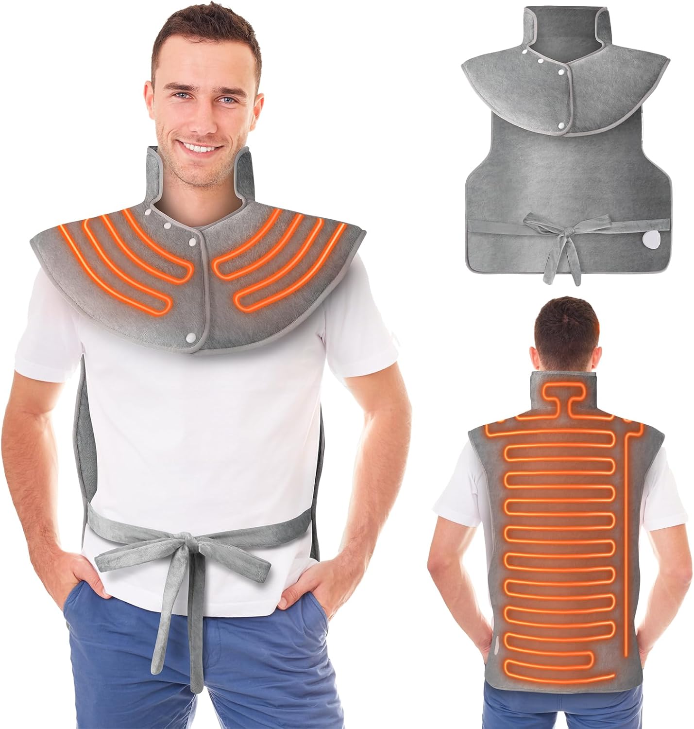 Heating Pad for Neck and Shoulders and Back, 24"x39" Extra