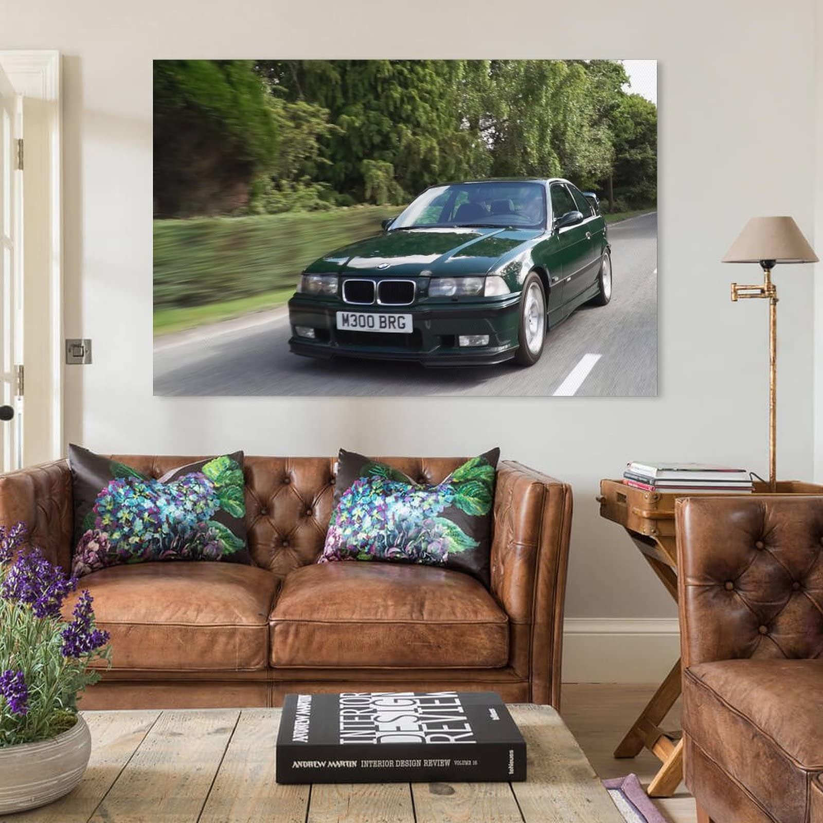 Poster Su Tela BMW E36 M3 – Quadro Moderno Per Camera Da Letto, 40x60 Cm, Stampa Artistica