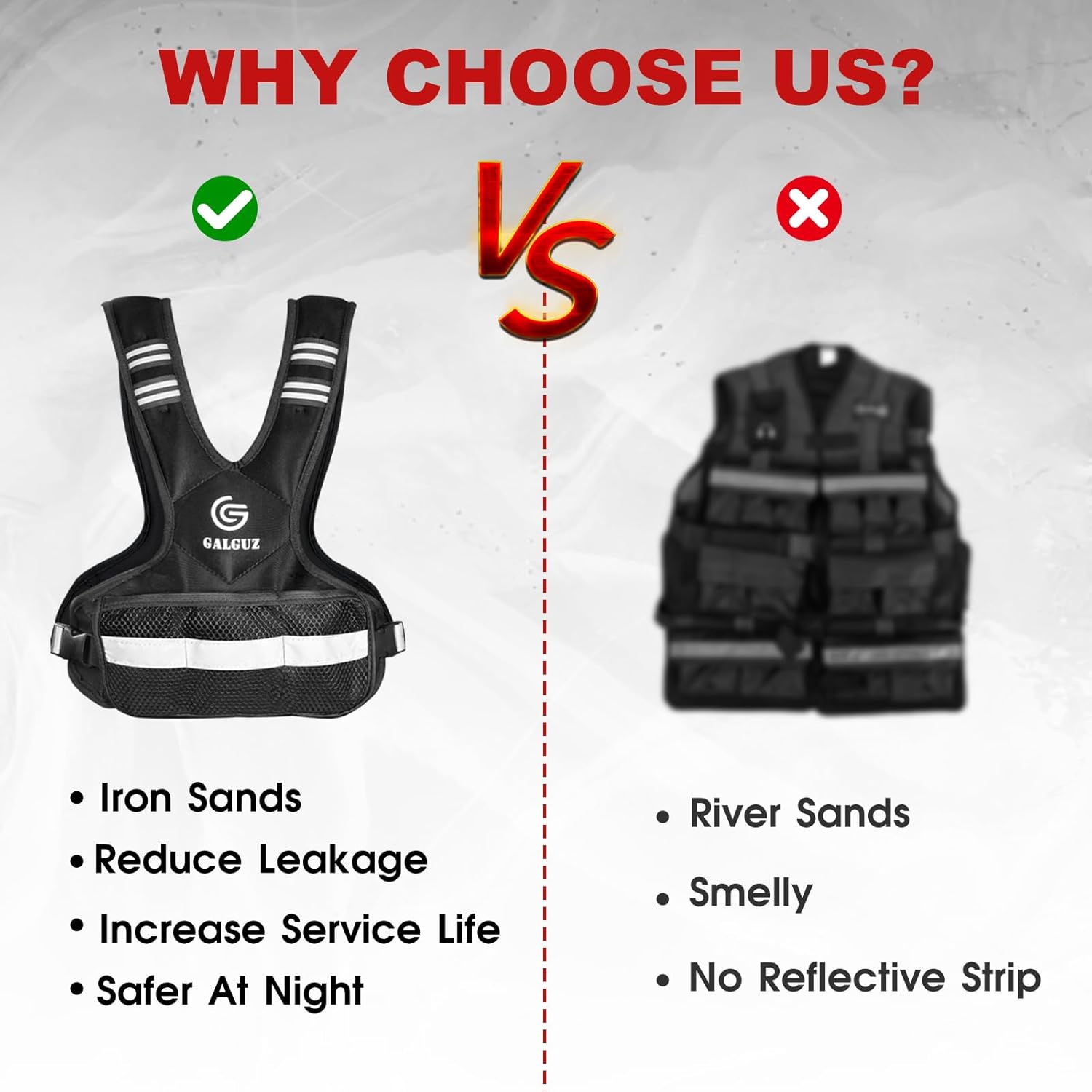 Adjustable Weighted Vest for Women, 4-10/11-20 LB Vest with Ironsand Weights for Strength Training, Adjustable Weighted Vest with Reflective Strip for Night Use