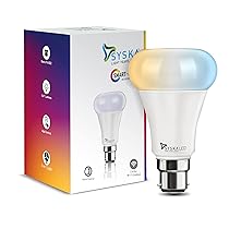 Syska Smart Bulb, Smart Pumpkin Bulb 9W B22D Wifi Smart Bulb