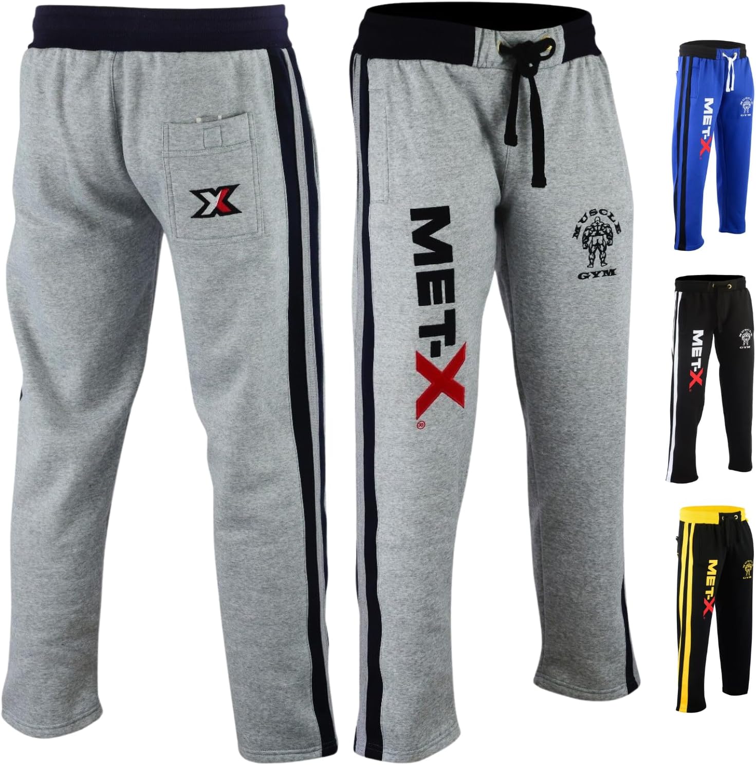 Joggers Men Sweatpants UK, Work Trousers Mens Tracksuit Jogging Bottoms with Pockets, Running Leggings Loose Fit Lounge Track Pyjamas Pants, Workout Training Gym Casual Clothes