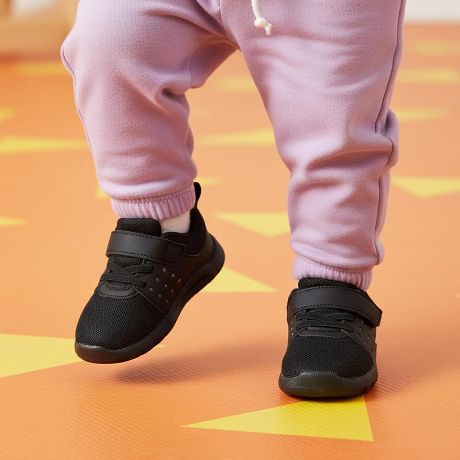 MORENDL Toddler Baby Shoes 0-4 Years Boy Girl Lightweight Breathable Non-Slip Sports Sneakers Running Walking Tennis Barefoot Shoes - Image 2