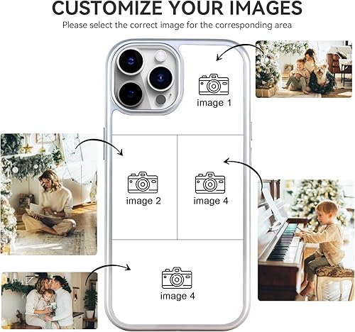 Miniatura 3 de Funda de teléfono personalizada para iPhone 17, 16, 15, 14, 13, 12, 11 ProMaxPlusXR, fundas personalizadas, diseña tu propia funda perfecta para