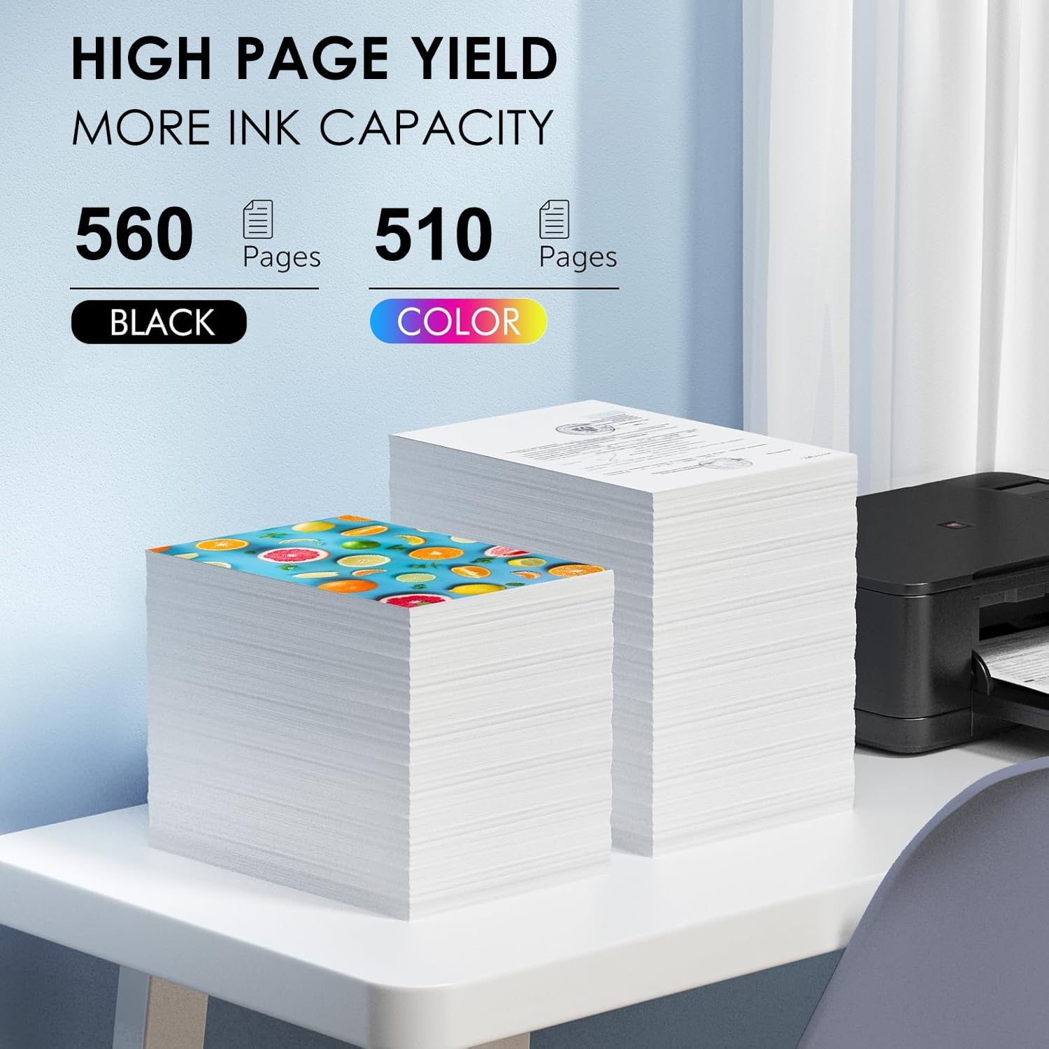 LC401XL Ink Cartridges High Yield Compatible for Brother Printer 401XL LC 401 with Brother MFC-J1010DW MFC-J1170DW MFC-J1012DW (Black Cyan Magenta Yellow, 10 Pack)