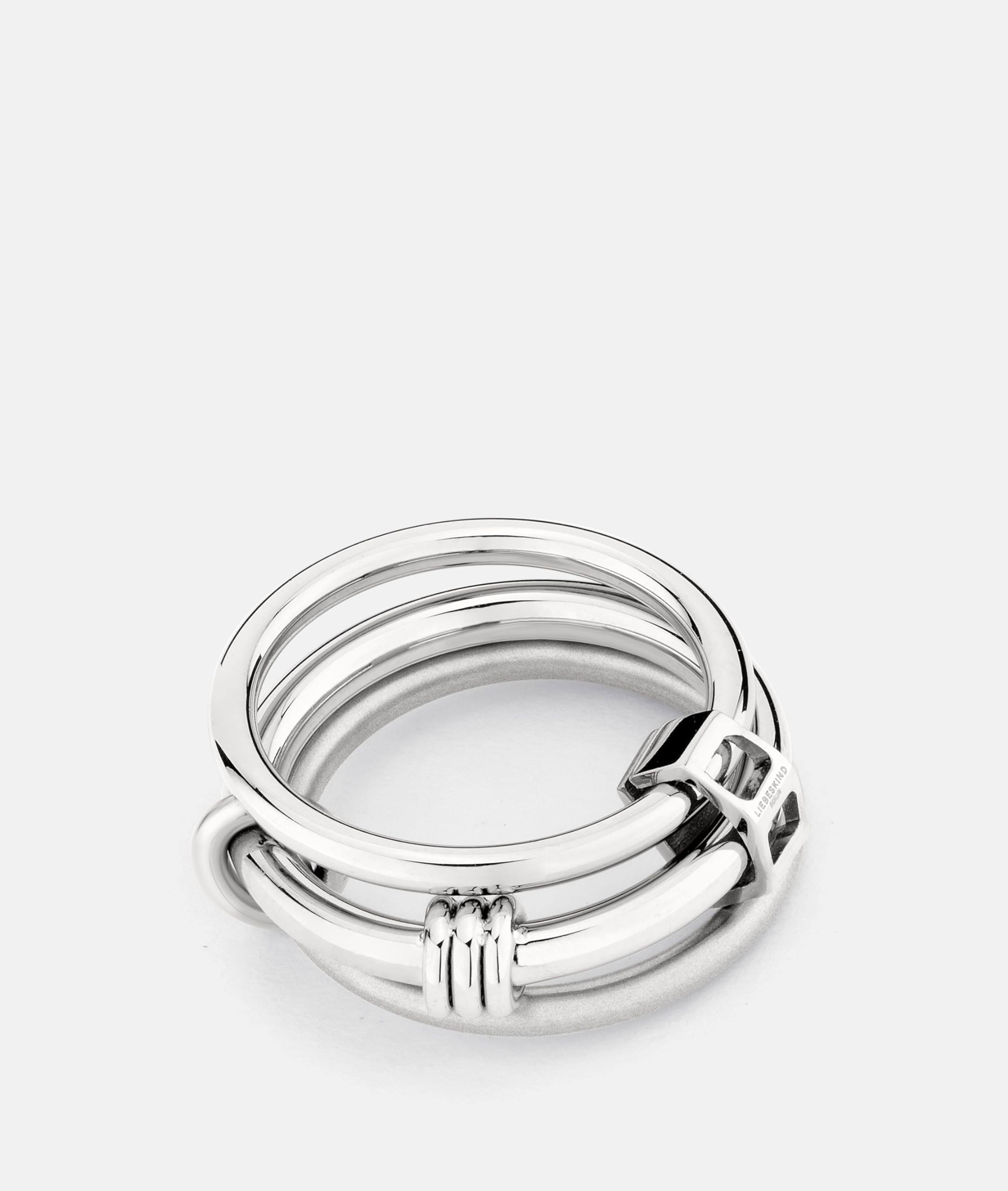 LIEBESKIND Ring LJ-1426-R-56 aus Edelstahl in silber