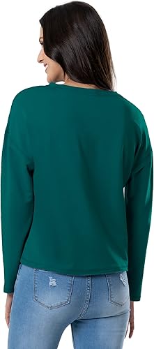 Miniatura 2 de Lee Camiseta corta de punto gofre con cuello redondo para mujer