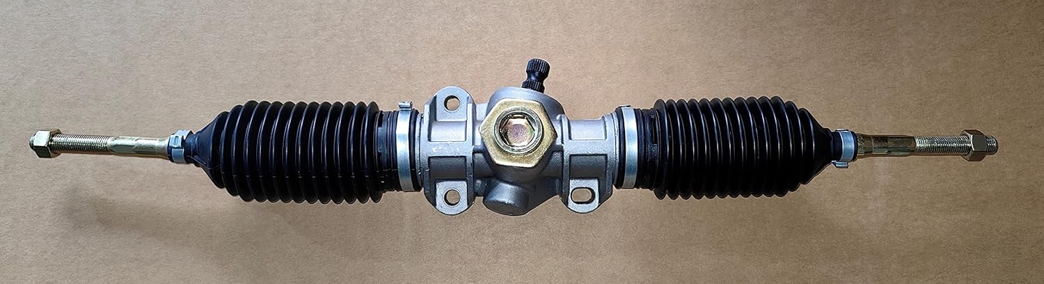 Steering Gear Box Assembly Rack and Pinion 102288601 103679701 STR-028 with Tie Rod Ends Replacement for 2004-up Club Car Precedent G/E Golf Carts