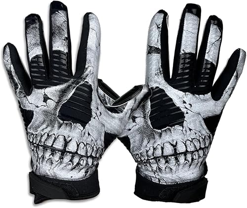 Miniatura 2 de Battle Guantes de fútbol deportivos con receptor ancho, guantes de agarre y pegajosos, antideslizantes, guantes de fútbol para adultos y jóvenes