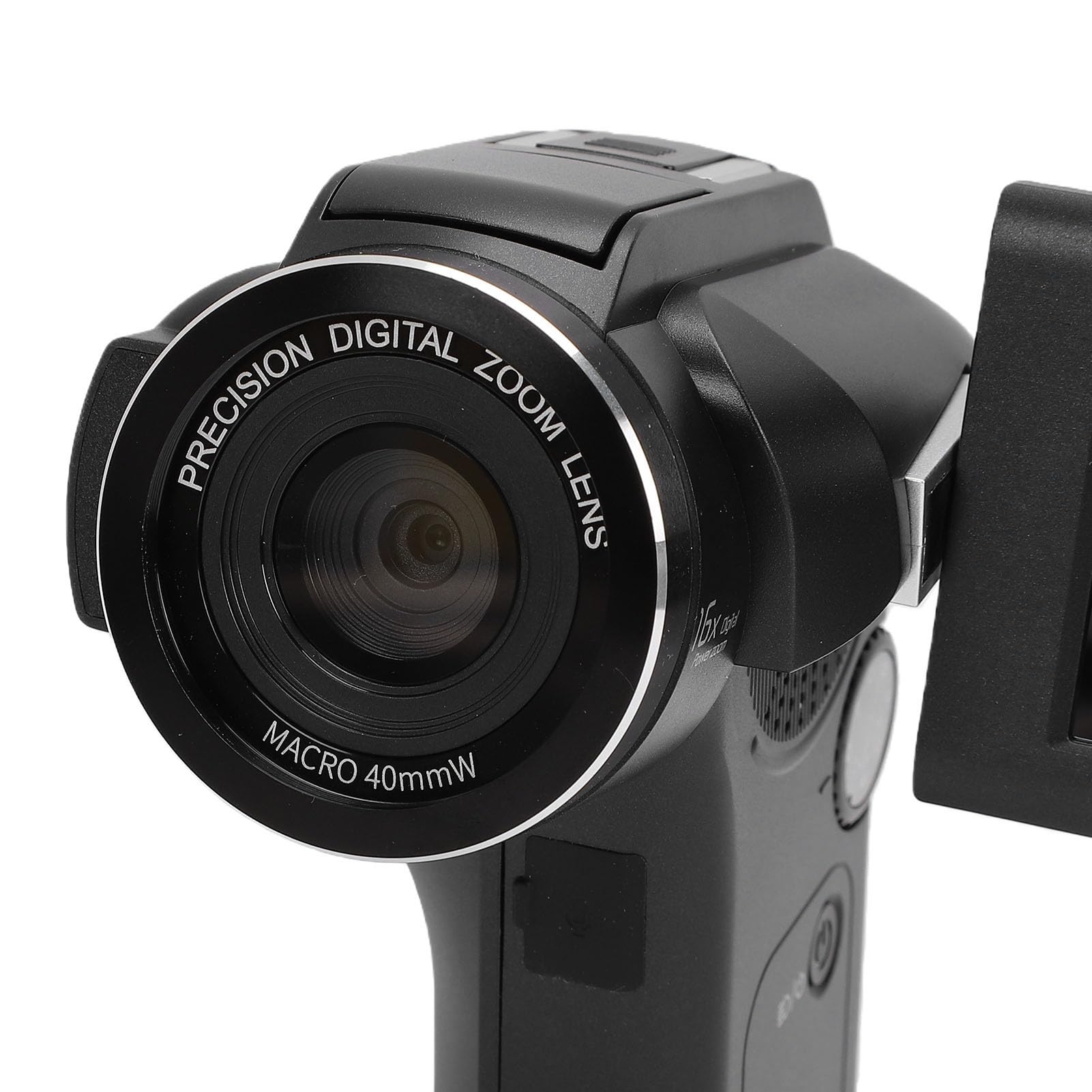 Tangxi Videocamera 8K, Videocamera HD da 75 MP per WiFi con Doppio Obiettivo Zoom Digitale 16X Schermo Ruotabile Controllo Remoto, per i Viaggi dei Vlogger