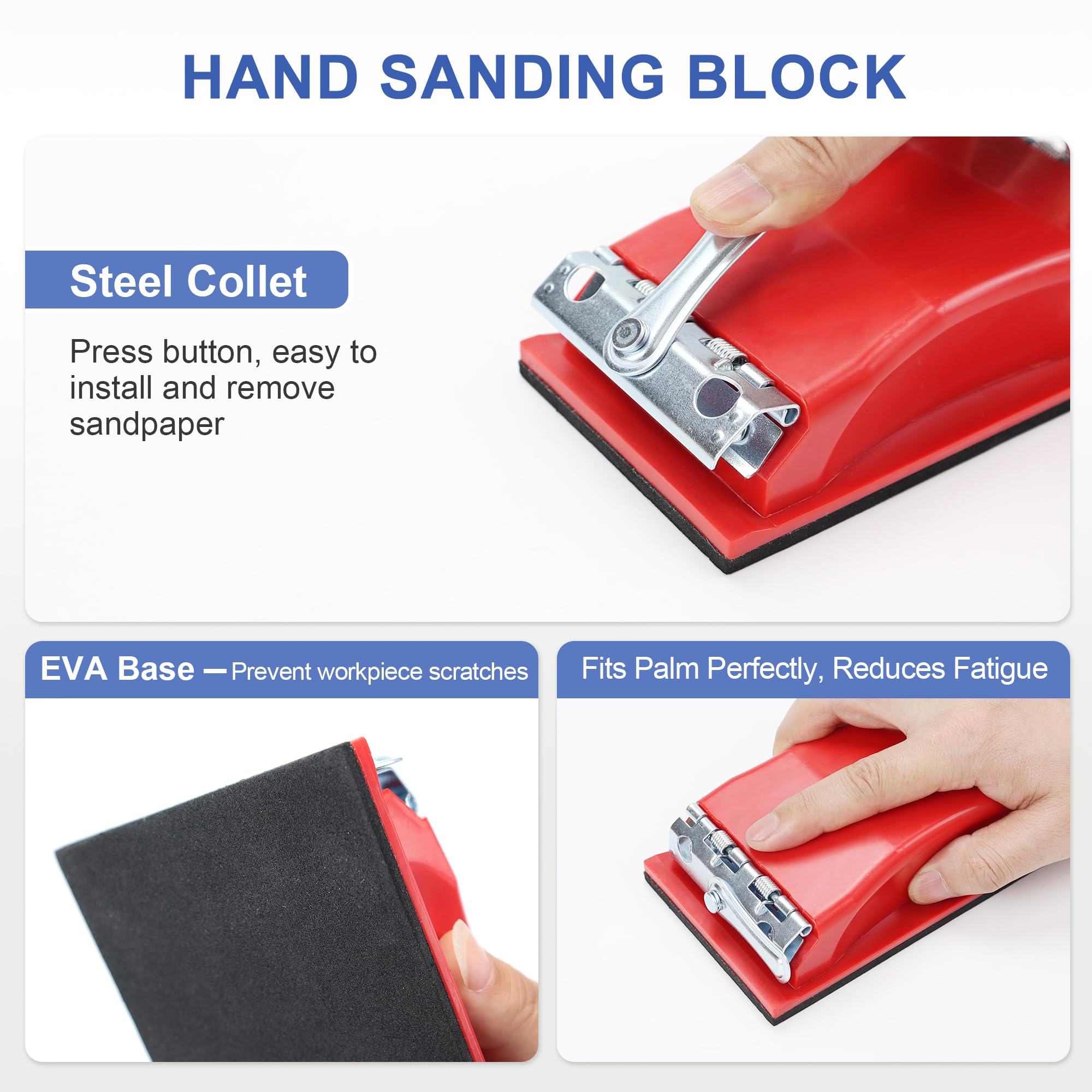 SCOTTCHEN Sanding Blocks - 28 Grit Set -3
