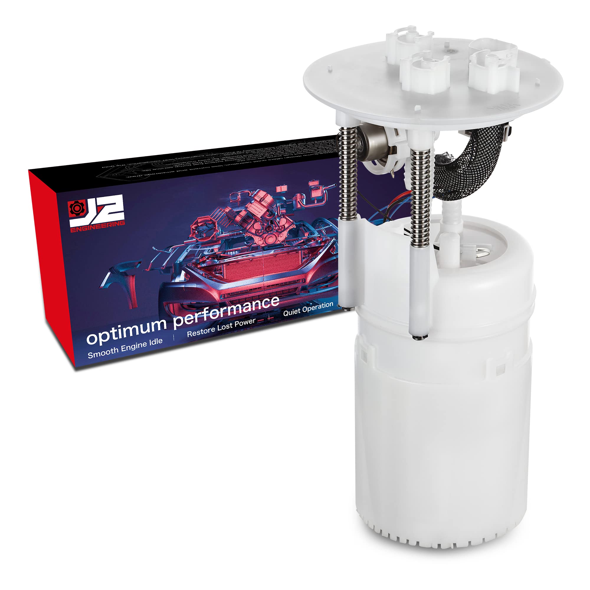 J2 Engineering J2-FPM-0120 Electric Fuel Pump Assembly Module Compatible with 12-18 Sequoia/Tundra 5.7L Flex Fuel Models