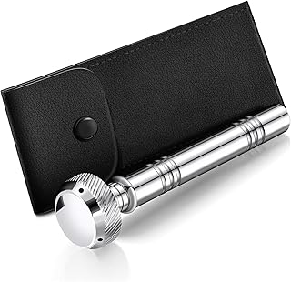Pocket Sprinkler with Leather Case, Religious Pocket Aspergillum Tool for Ceremonies for Clergy Member