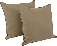 Vista 19 de Blazing Needles Almohadas de piso de sarga con cable (juego de 2), 25", lima Mojito