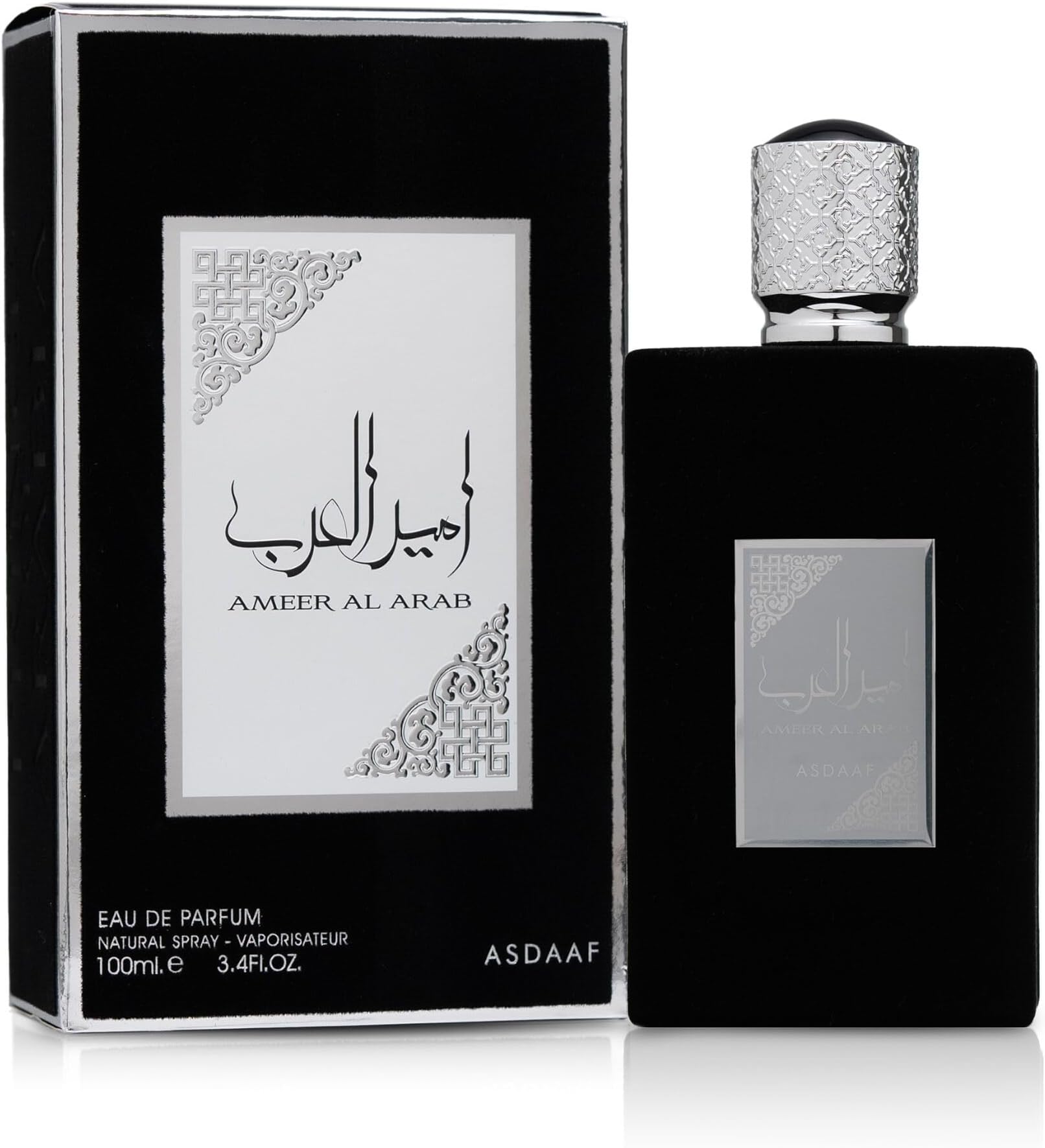 Ameer Al Arab Eau De Parfum 100ml for Men, Long Lasting Arabian Woody Aromatic Fragrance Luxury Men's Perfume Spray Premium EDP Gift