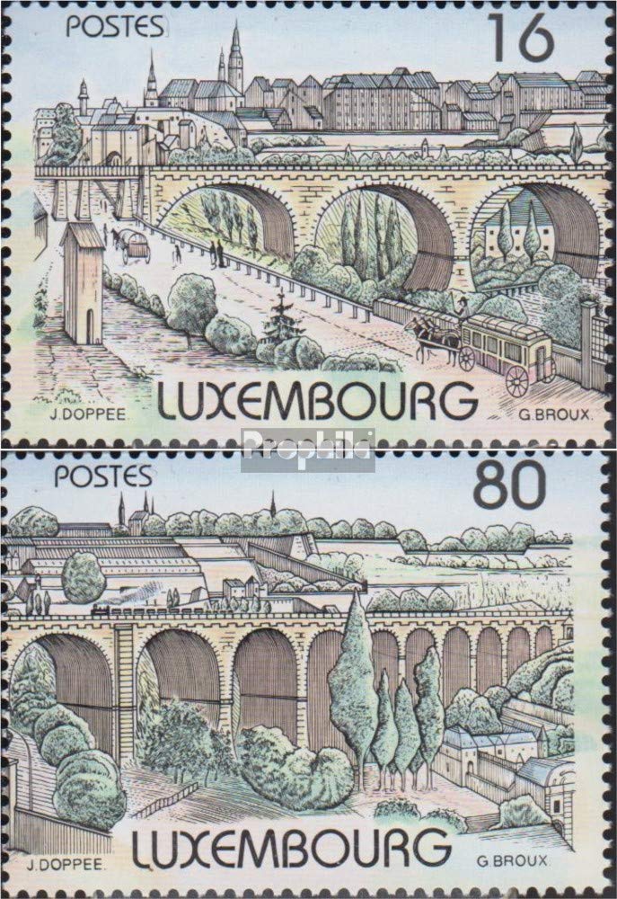 Luxembourg 1449-1450 (complete.issue.) unmounted mint/never hinged ** MNH 1998 Stamp Exhibition JUVALUX (Stamps for collectors) Trains/railway/funicular
