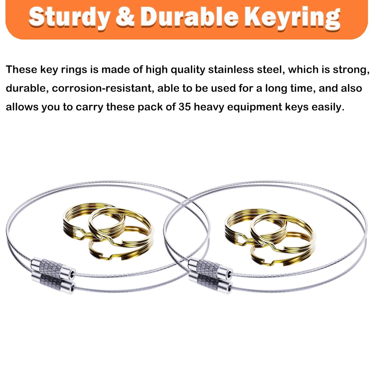 35 Heavy Equipment Key Master Set Full Coverage Keys for CAT JCB Bobcat JLG Terex Komatsu John Deere Yammar Takeuchi Ford New Holland Case Daewoo Kubota Hyster Ferguson Hyundai Construction Machine